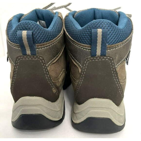 Timberland Women's 7.5 Med Mt. Maddsen Mid Waterproof Hiking Boots Brown Blue - Picture 6 of 14